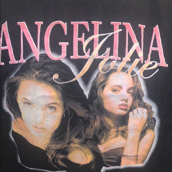 Vintage Angelina Jolie t shirt - Picture 2 of 2